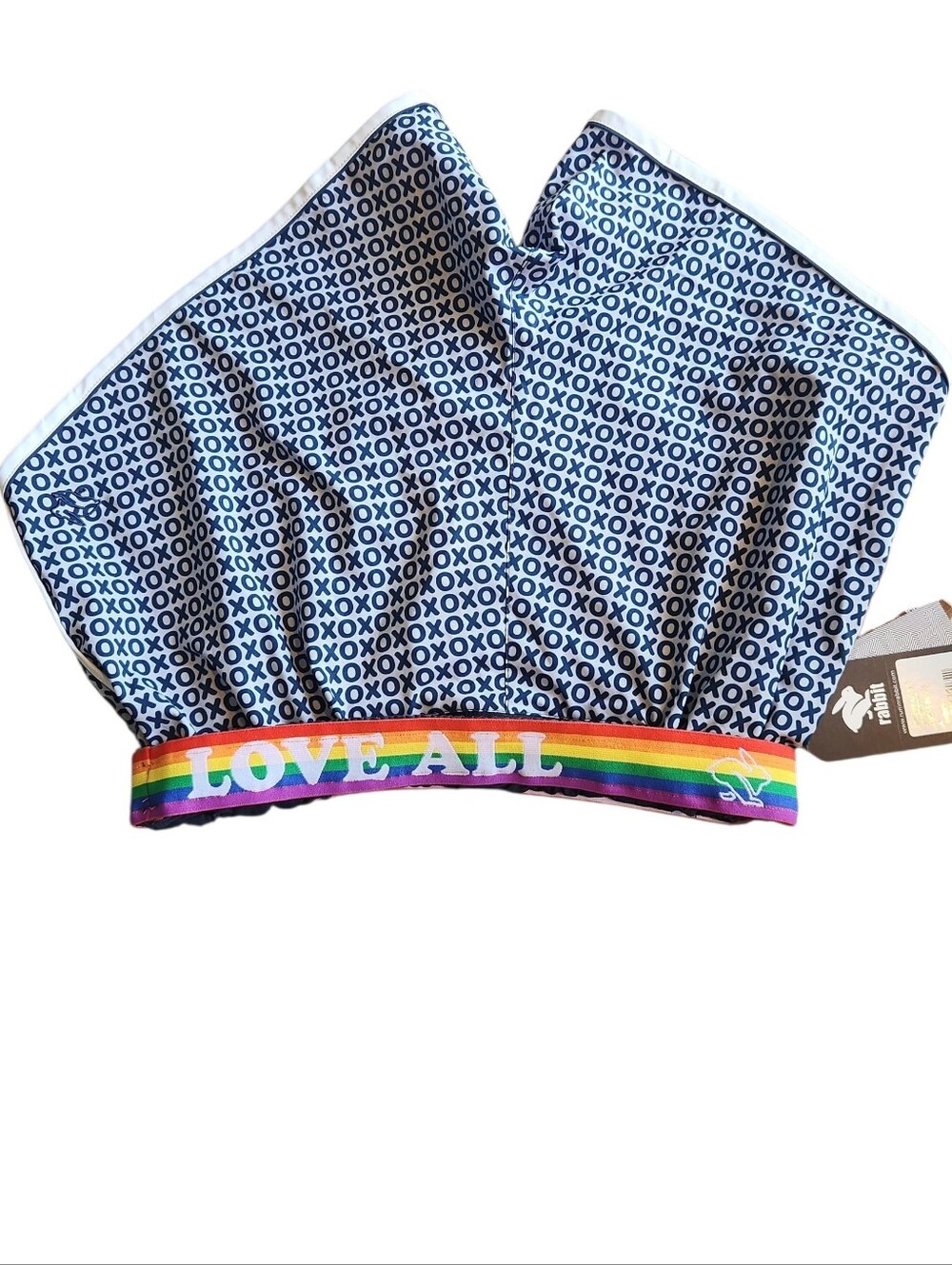 Love All 5" Men's Running‎ Shorts Dress Blue NWT Rabbit